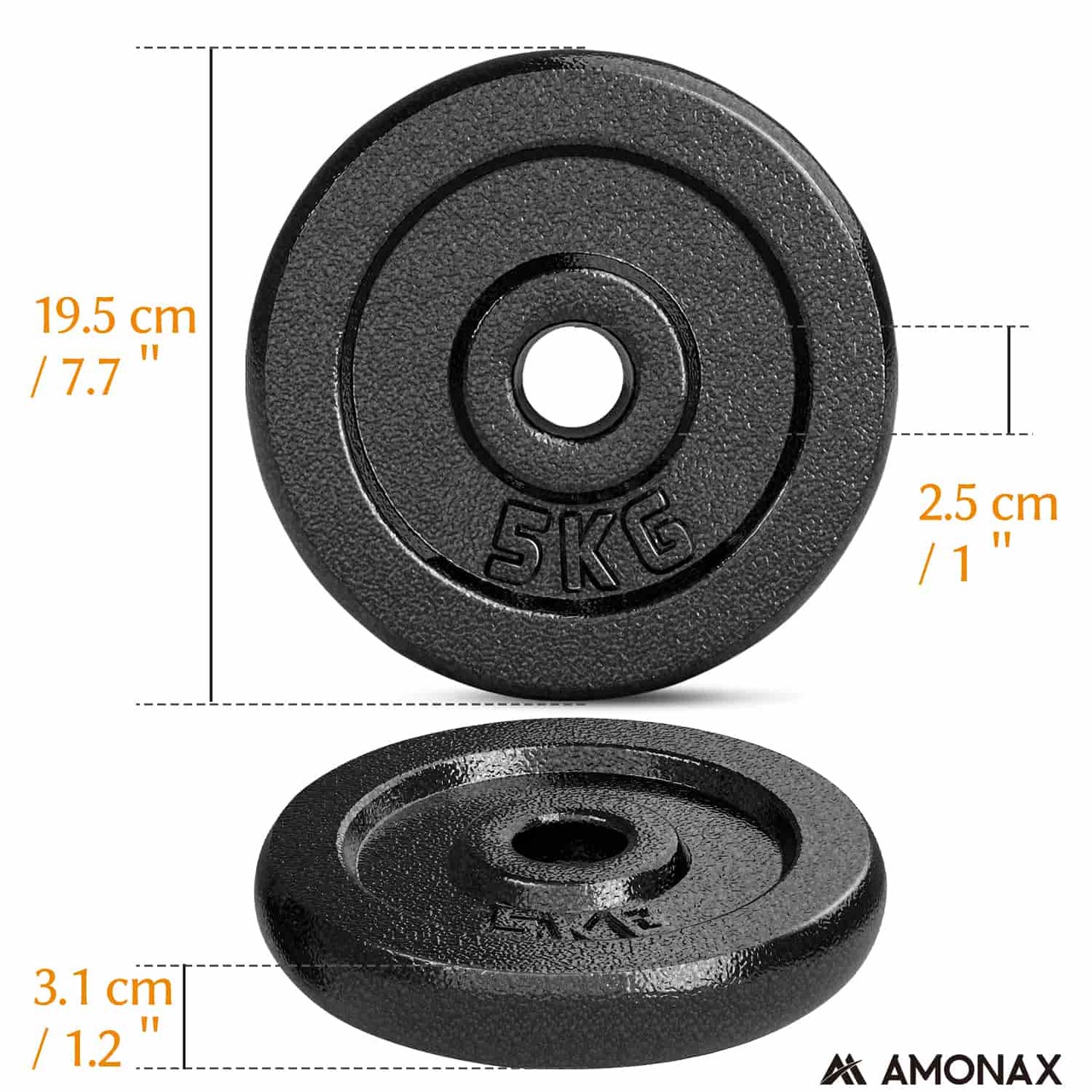 Weight Plates Set – Replacement Plates for 1 Inch Dumbbells