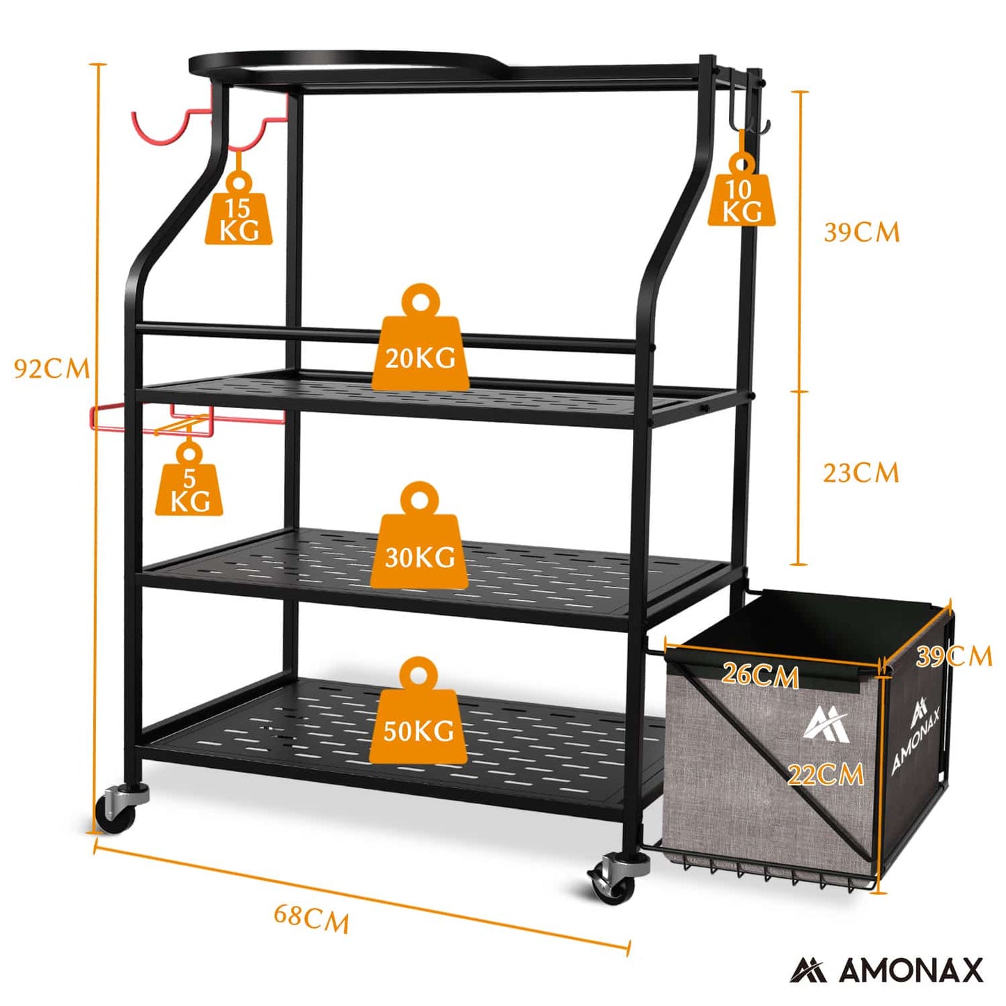 Home Gym Storage Rack – Multi-Tier Equipment Organizer