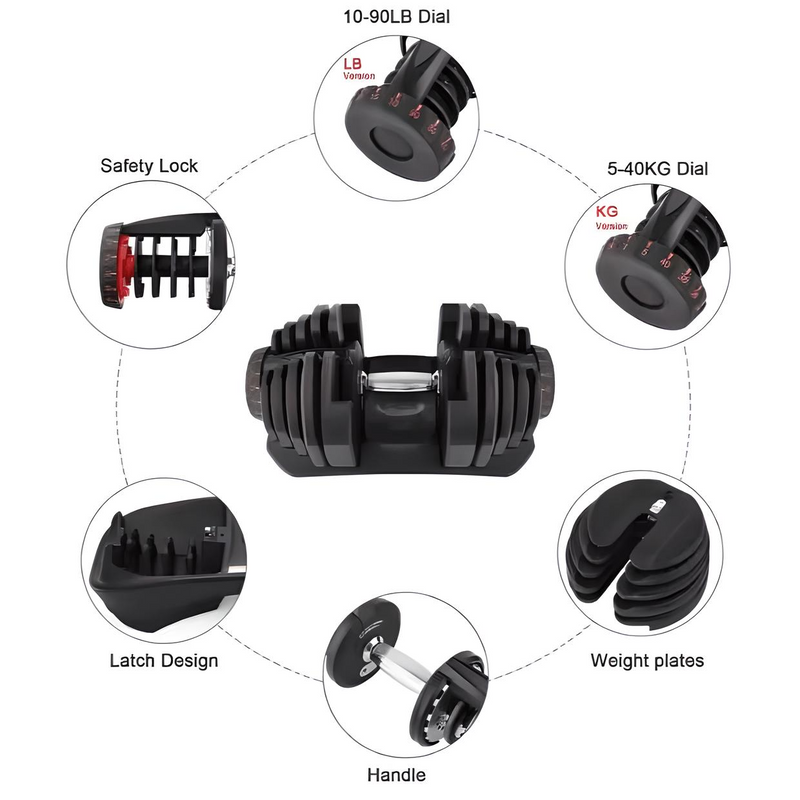 ProudCats 40kg Dumbbell Pair