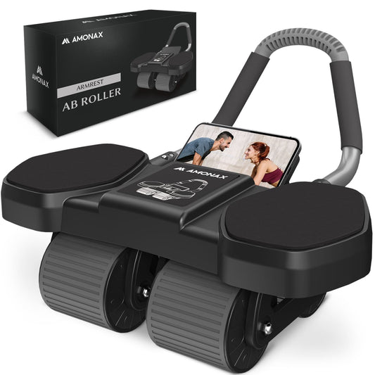 Automatic Rebound Ab Wheel Roller for Core Training