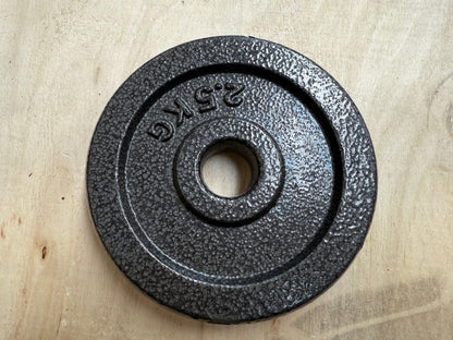 Refurbished 1 Inch Dumbbell Weight Plates Set (2.5KG x 4)