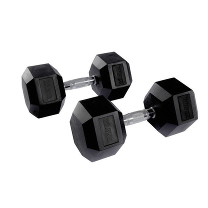 Hex Rubber Dumbbell Pairs (KG)