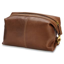 Jefferson Menswear Leather Toiletry Bag