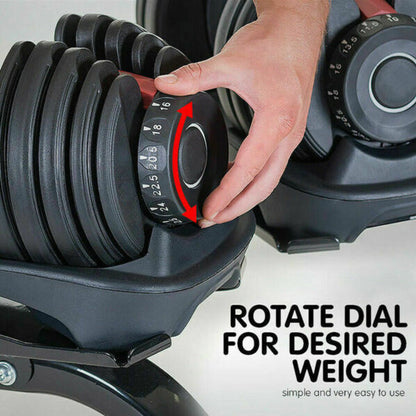 ProudCats 24kg Adjustable Dumbbell Pair