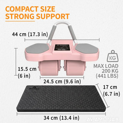 Automatic Rebound Ab Wheel Roller for Core Training