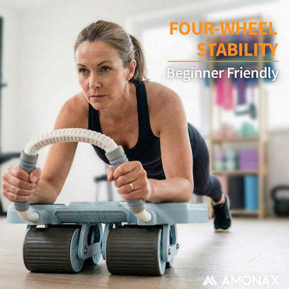 Automatic Rebound Ab Wheel Roller for Core Training