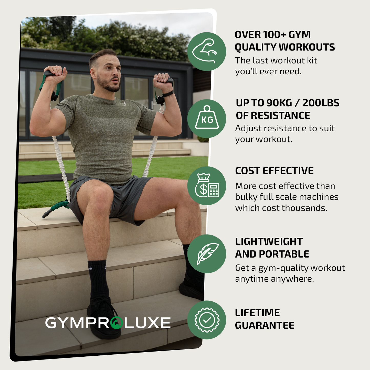 Resistance Band and Bar Set