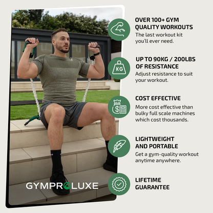 Resistance Band and Bar Set