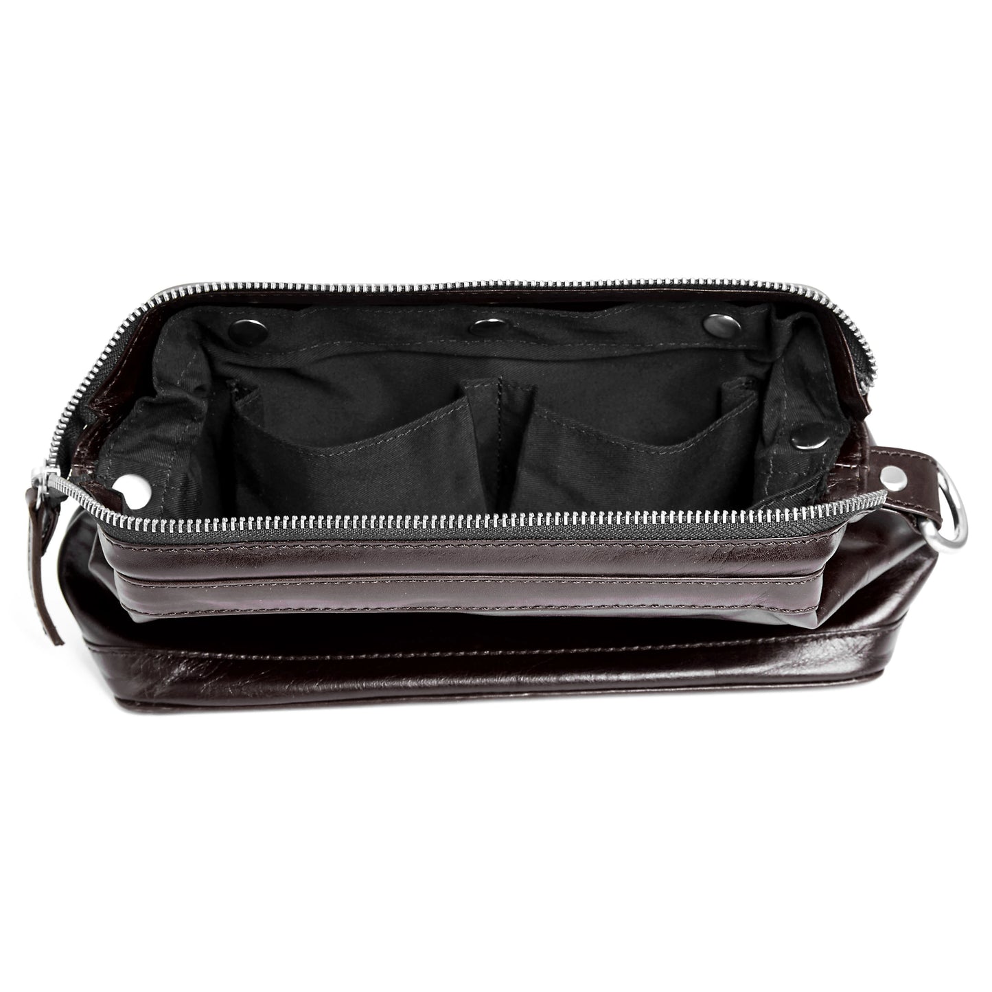 Jefferson Menswear Leather Wash Bag