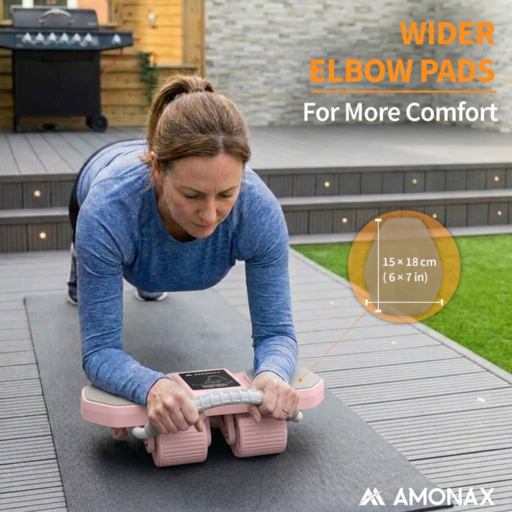 Automatic Rebound Ab Wheel Roller for Core Training