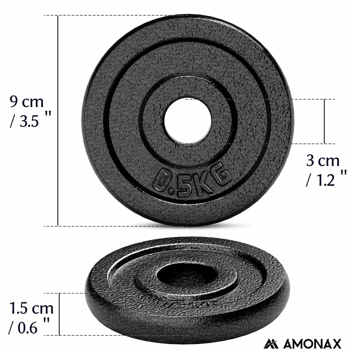 Weight Plates Set – Replacement Plates for 1 Inch Dumbbells