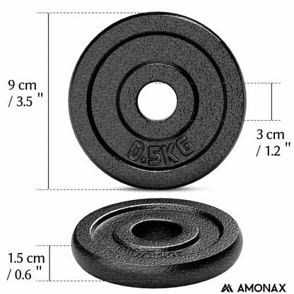 Weight Plates Set – Replacement Plates for 1 Inch Dumbbells