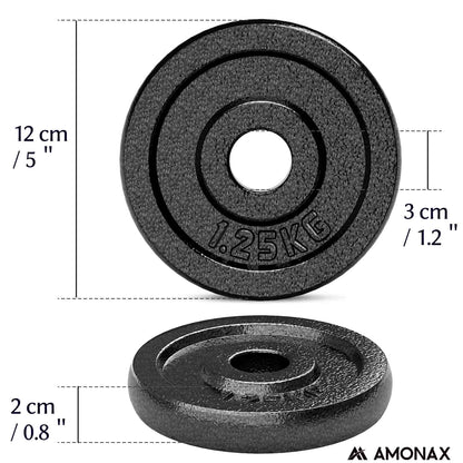 Weight Plates Set – Replacement Plates for 1 Inch Dumbbells