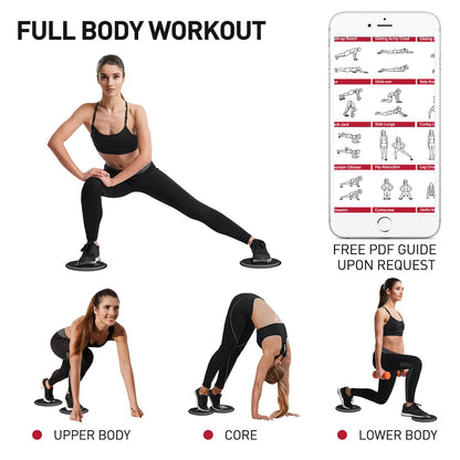 Core Sliders for Full Body and Core Workout