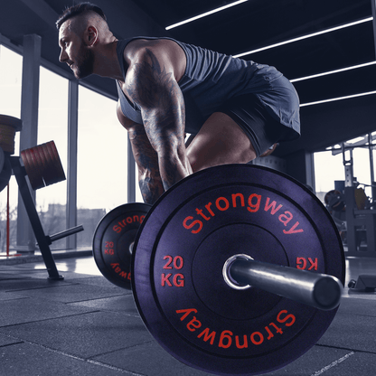 50KG/ 70KG/ 100KG/ 120KG/ 150KG Olympic Bumper Weight Plates Set
