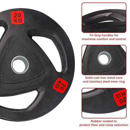 50KG/ 70KG/ 100KG/ 120KG/ 150KG Olympic Weight Plates Set