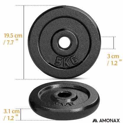 Weight Plates Set – Replacement Plates for 1 Inch Dumbbells