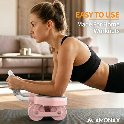 Automatic Rebound Ab Wheel Roller for Core Training