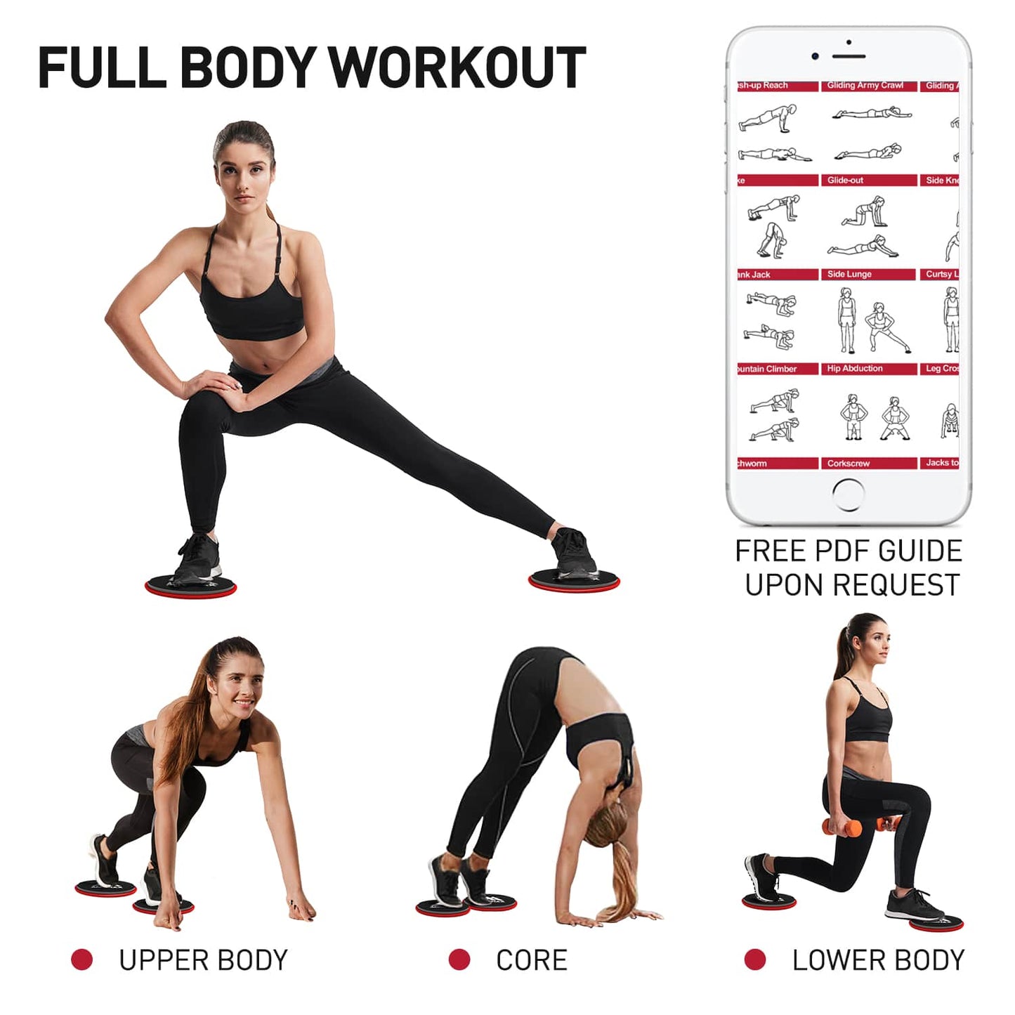 Core Sliders for Full Body and Core Workout