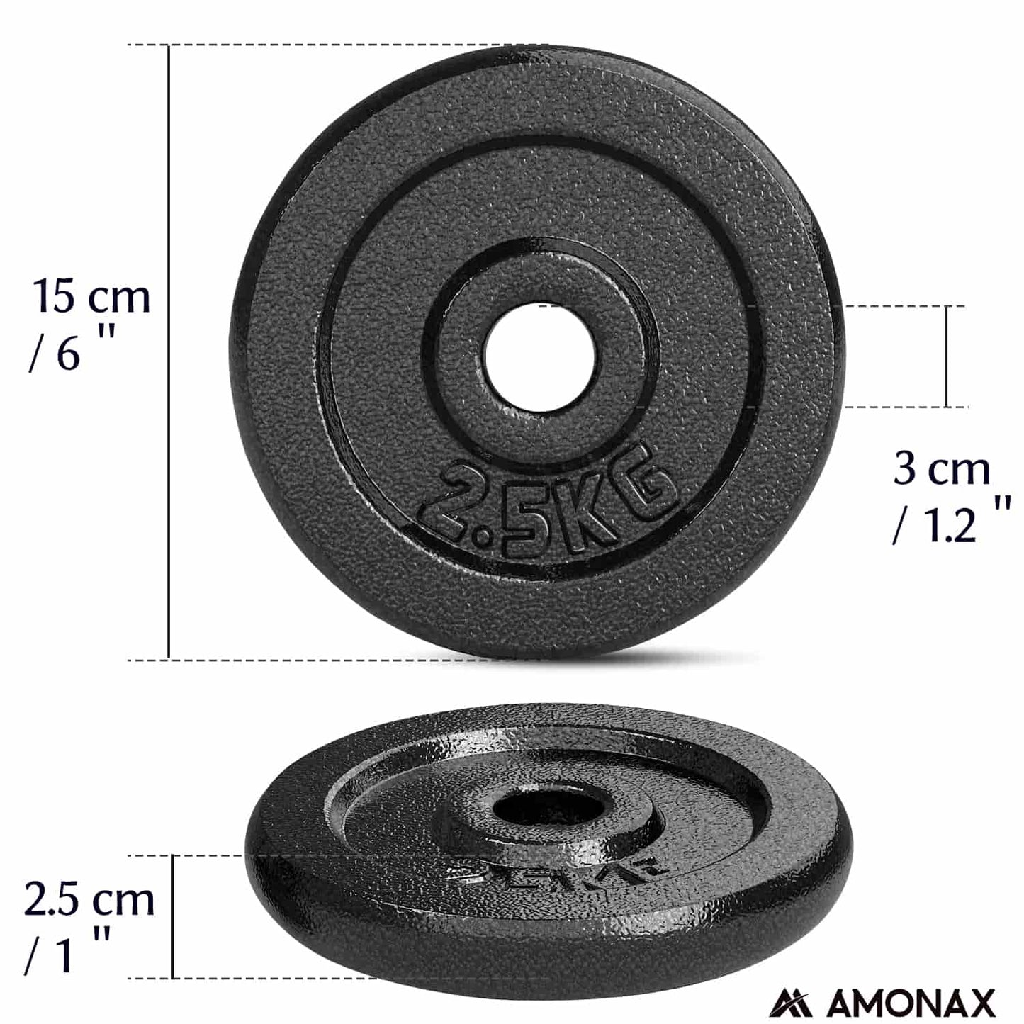 Weight Plates Set – Replacement Plates for 1 Inch Dumbbells