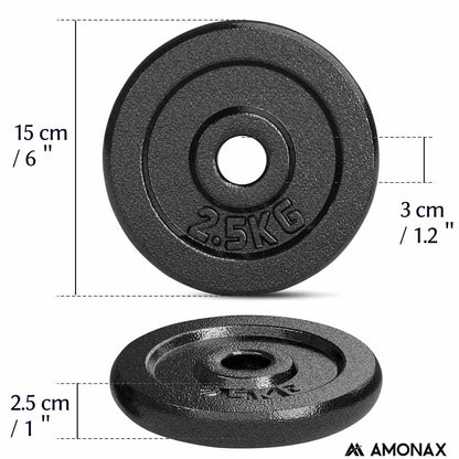 Weight Plates Set – Replacement Plates for 1 Inch Dumbbells