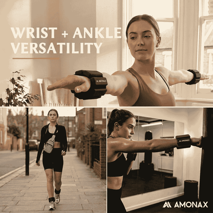 Adjustable Wrist Weights for Yoga, Walking & Home Workout - – 1lb/2lb Pair