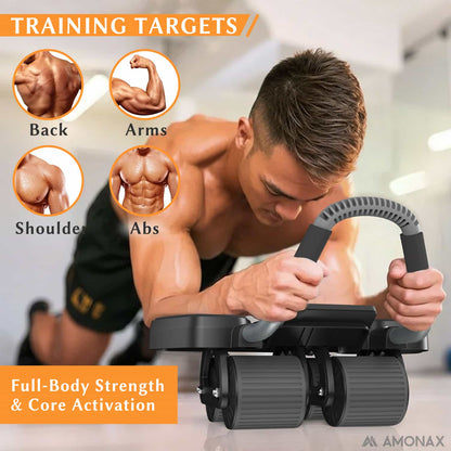 Automatic Rebound Ab Wheel Roller for Core Training