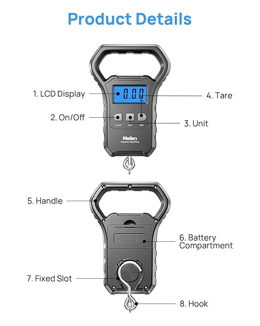 Meilen Digital Fish Scale 50kg