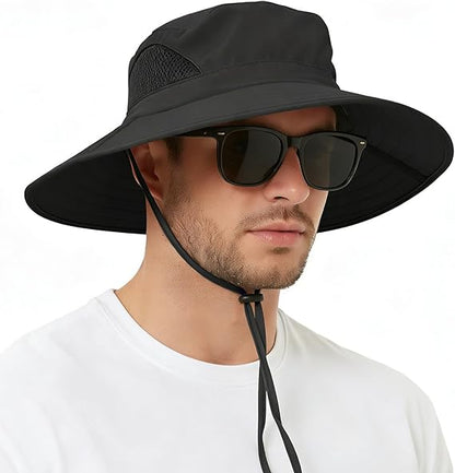 Wide Brim UPF 50+ Waterproof Packable Sun Hat