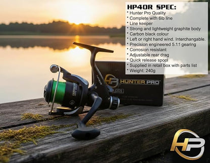 Complete Beginner Coarse Fishing Kit with 10ft Rod & Reel