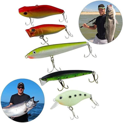 Vicloon 120PCS Fishing Lures Kit