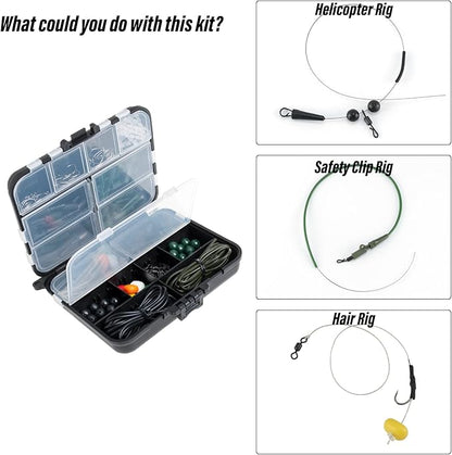 Dr.Fish Black Carp Fishing Tackle Set 278pcs