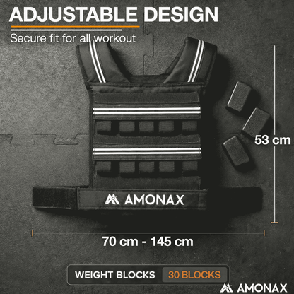 Adjustable Weight Weighted Vest for Strength Training