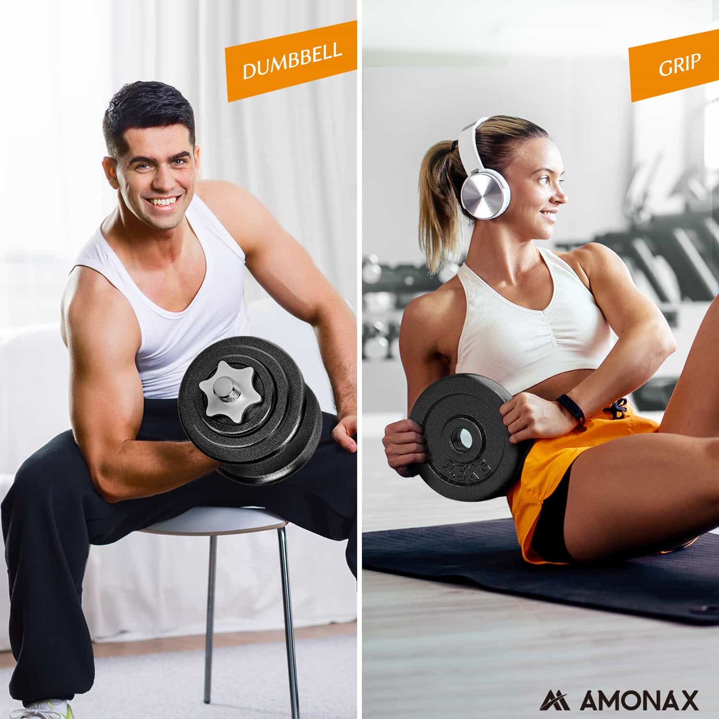 Weight Plates Set – Replacement Plates for 1 Inch Dumbbells