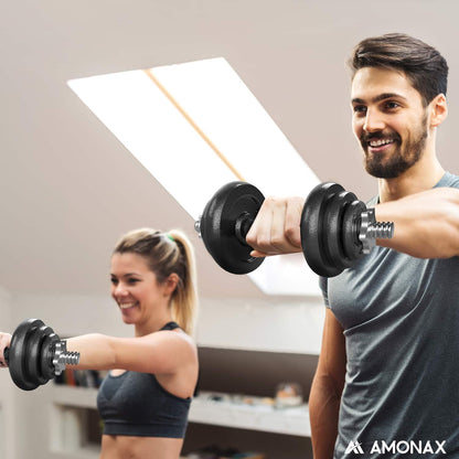 Dumbbell Handles for 1 inch Weight Plates - 35cm