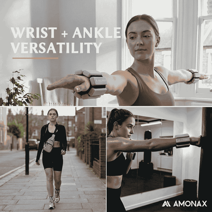 Adjustable Wrist Weights for Yoga, Walking & Home Workout - – 1lb/2lb Pair