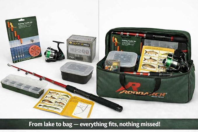 Junior Beginner Fishing Kit with Rod and Reel