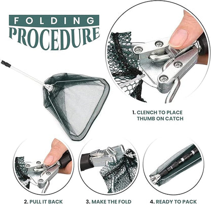 ProudCats Foldable Fishing Landing Net 1.5m