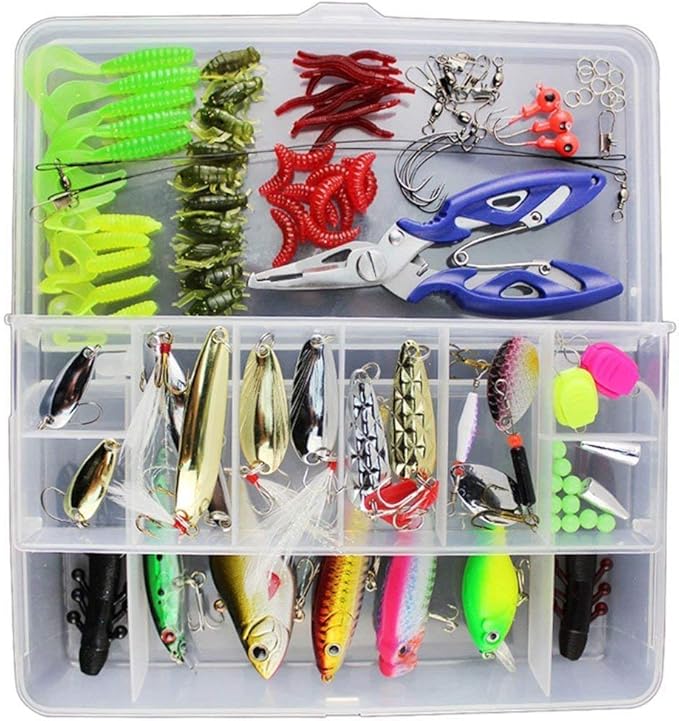 Vicloon 120PCS Fishing Lures Kit