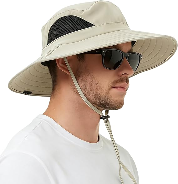 Wide Brim UPF 50+ Waterproof Packable Sun Hat