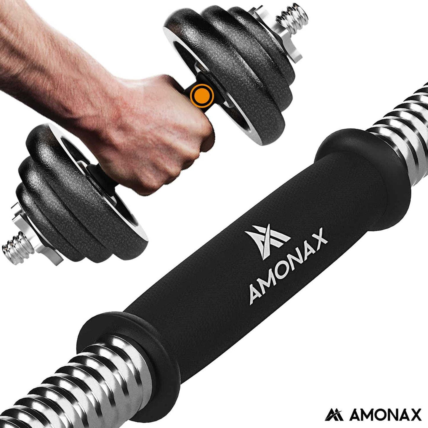 Cast Iron Adjustable Dumbbell Set for Home Gym (15–50kg)