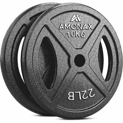 Cast Iron Standard Weight Plates – 1 Inch Set