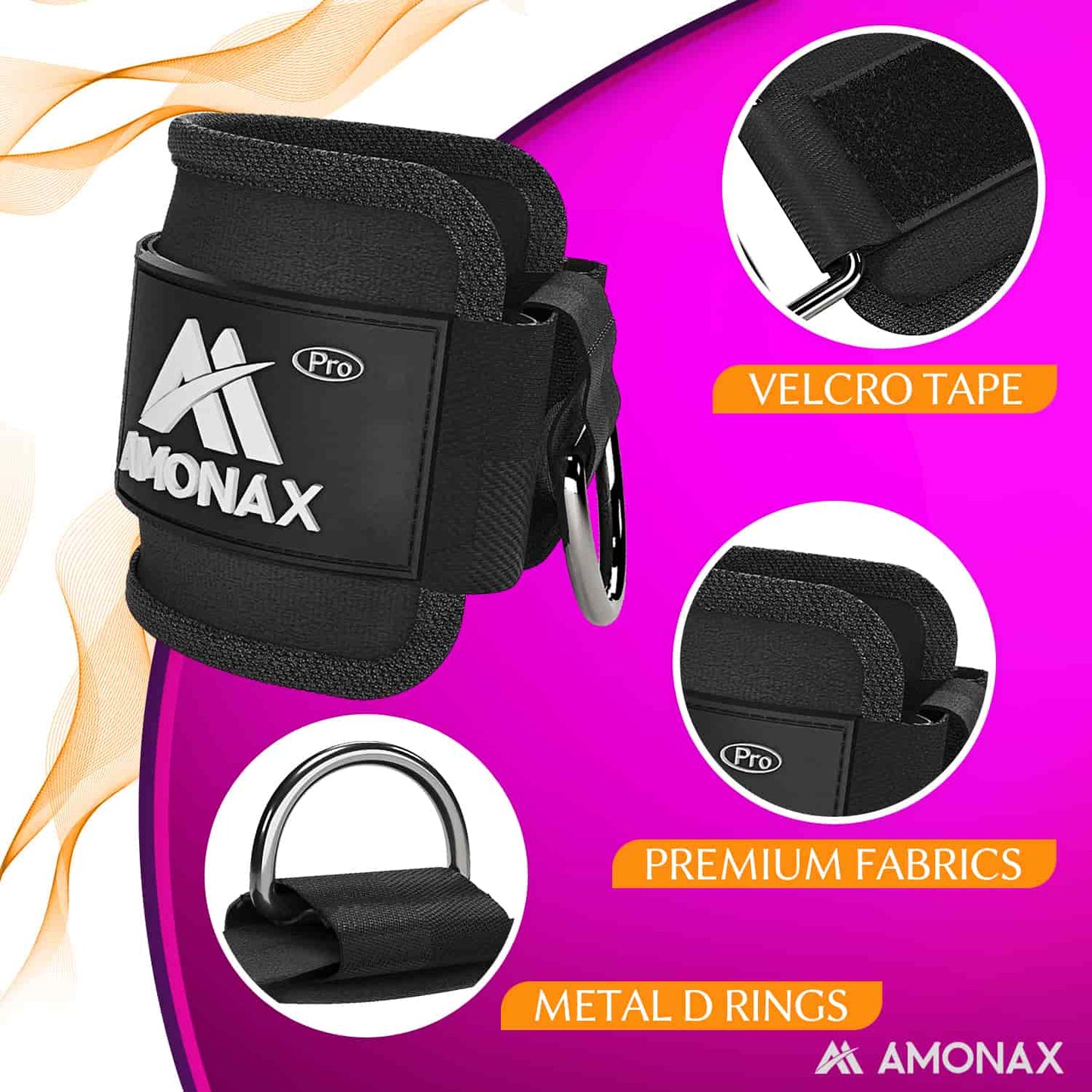 Gym Barbell Pad Set – Fitness Kit with Hip Band & Ankle Straps