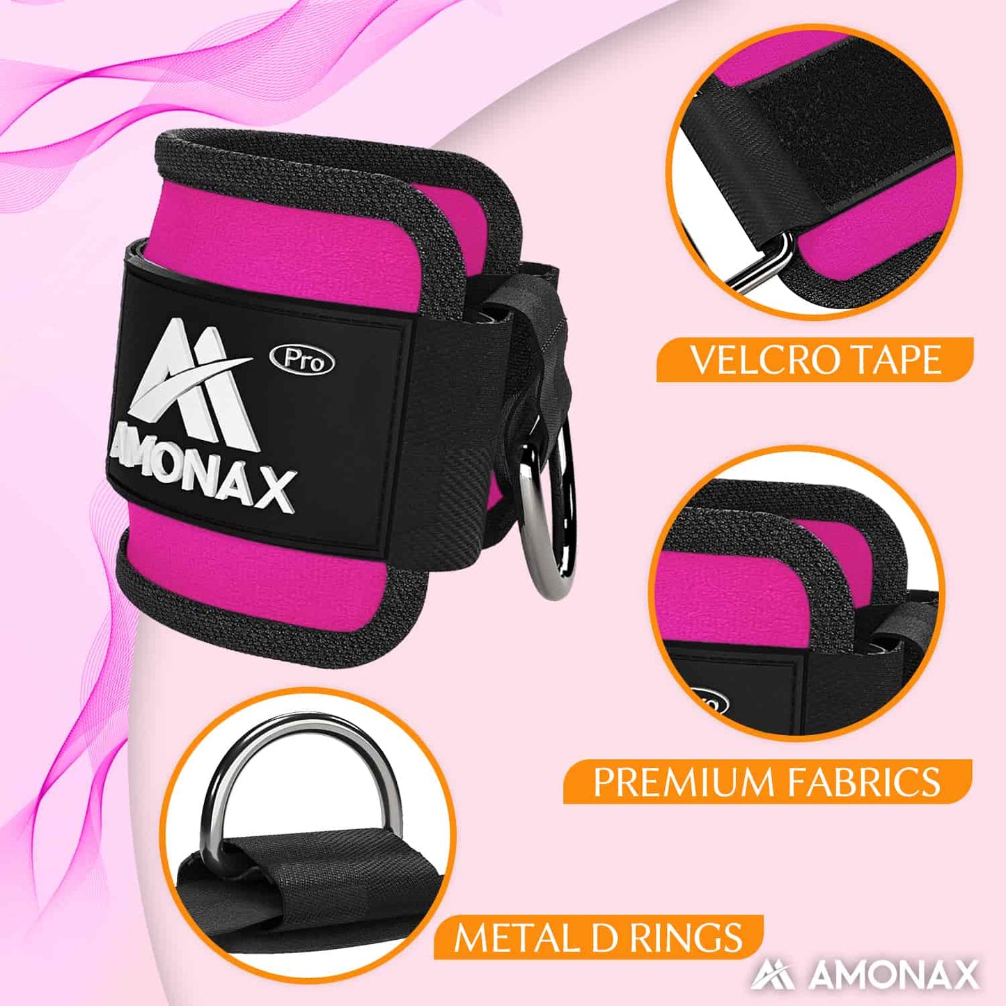 Gym Barbell Pad Set – Fitness Kit with Hip Band & Ankle Straps