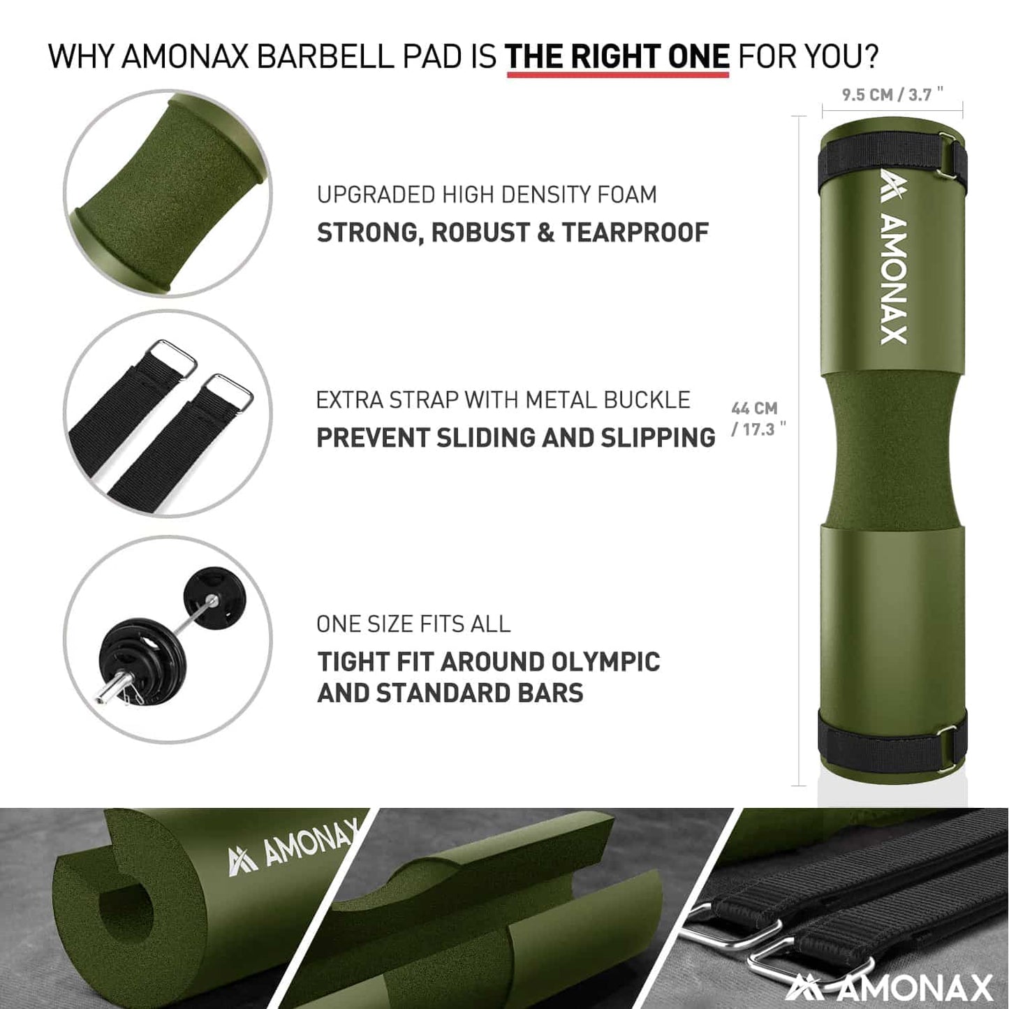 Squat Pad – Protective Cushion for Squats and Hip Thrusts
