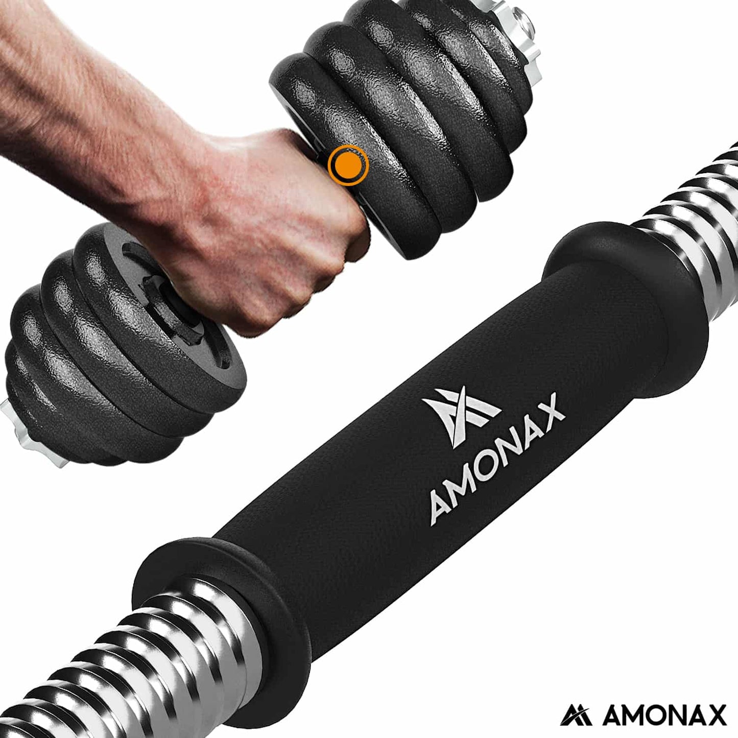 Cast Iron Adjustable Dumbbell Set for Home Gym (15–50kg)