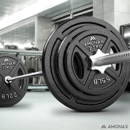 Cast Iron Standard Weight Plates – 1 Inch Set