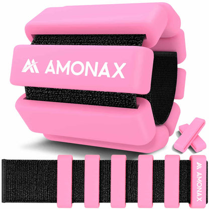 Adjustable Wrist Weights for Yoga, Walking & Home Workout - – 1lb/2lb Pair