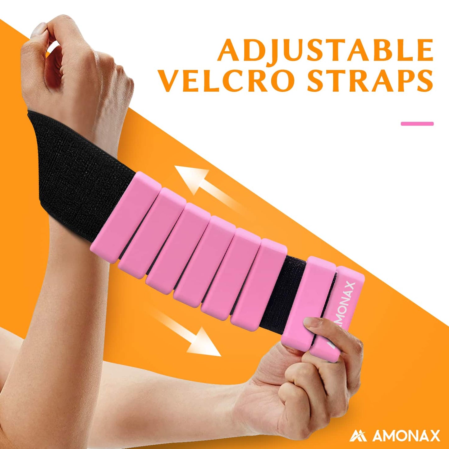Adjustable Wrist Weights for Yoga, Walking & Home Workout - – 1lb/2lb Pair