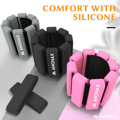 Adjustable Wrist Weights for Yoga, Walking & Home Workout - – 1lb/2lb Pair